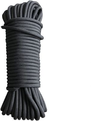 Corda de escalada resistente Rappelling estática da corda 8mm da escalada