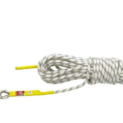 Uso exterior Rappelling da corda estática da corda 12mm da escalada de nylon