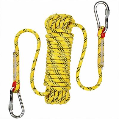 Corda de escalada 50foot 330lbs do monte do poliéster da corda do escape da emergência da alta altitude