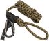 Corda de nylon da segurança da corda de salvamento da proteção da queda com garra da corda do amortecedor