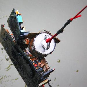 corda de nylon da pesca do ímã de 8mm 65 pés de corda da segurança com Carabiner 7