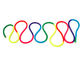 O poliéster de nylon fluorescente da corda 10mm do arco-íris trançou o cabo de grande resistência